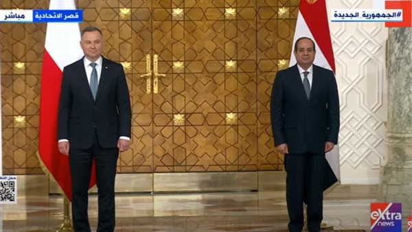 السيسي والرئيس البولندي