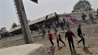  بعد مرور عام.. رفع آثار حادث قطار طوخ