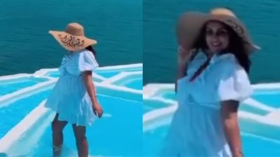 أحدث ظهور لـ إسراء عبد الفتاح بوزن زائد.. والجمهور: أنتي حامل