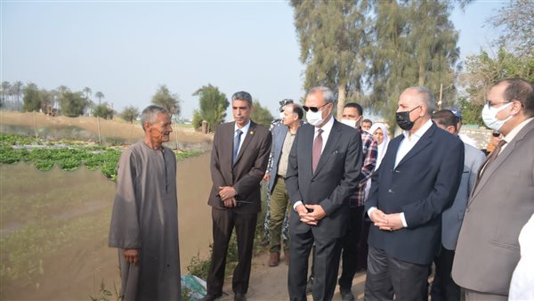 وزير الرى ومحافظ