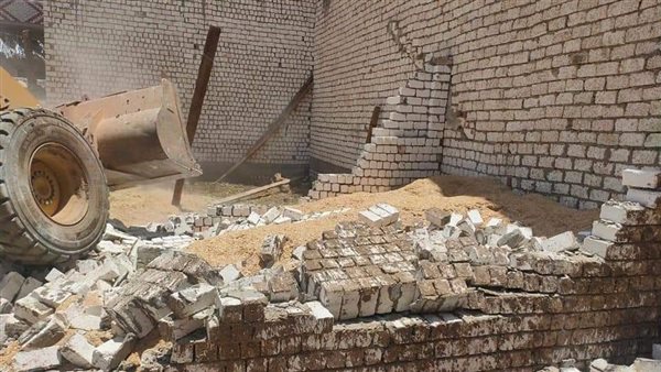 إزالة التعديات بالمنيا