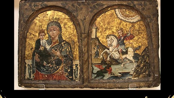  أيقونة خشبية لرحلة