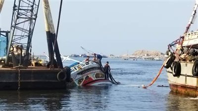 غرق شخص في انقلاب مركب صيد بأسوان