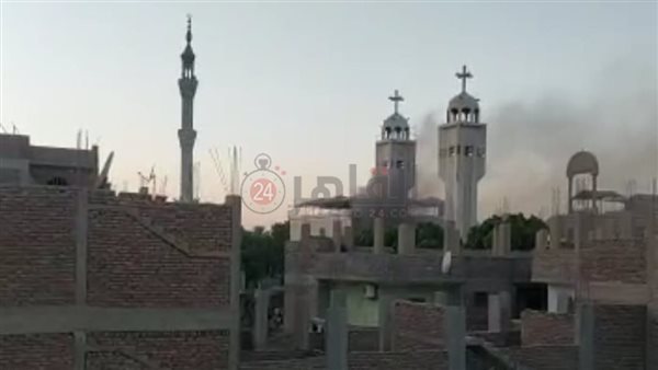 جانب من الحريق 