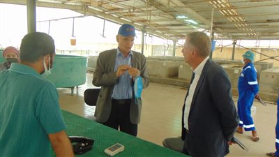 مسؤول أمريكي يشيد بالدور الريادي للمركز الدولي للأسماك في مصر