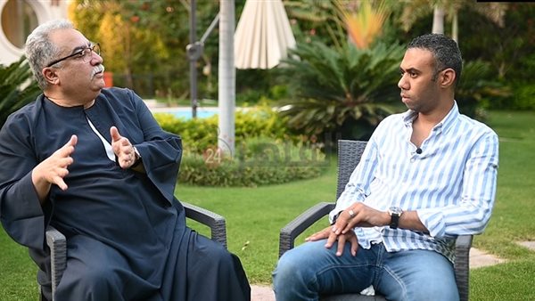 إبراهيم عيسى مع محمود