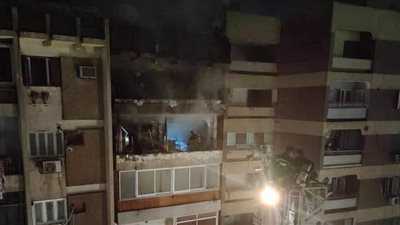 قوات الحماية المدنية تنجح في السيطرة على حريق هائل اندلع في شقتين بأسيوط