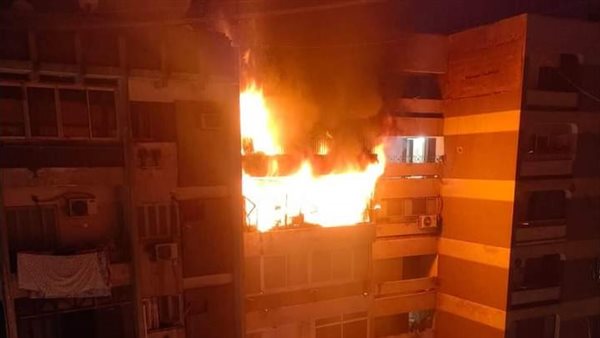 حرق ببرج معونة الشتاء