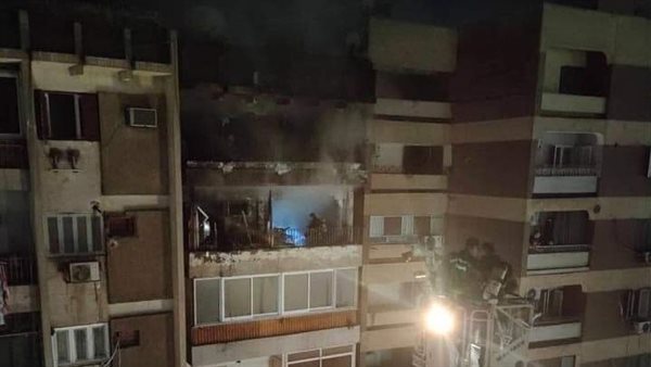 نشوب حريق بأحد الأبراج
