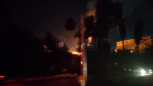 حريق بمحل بالممشى