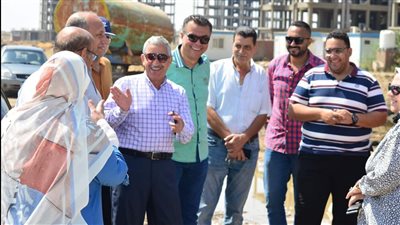 إنشاء خطوط الصرف الصحي والطرد والمياه بمنطقة الإسكان الاجتماعي بمدينة بورفؤاد | صور 