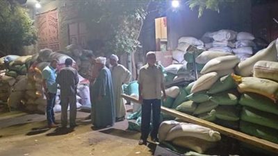 ضبط 36 طن قمح قبل بيعها في السوق السوداء بسوهاج | صور