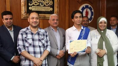 بعد إعلانه الأول على الشهادة الإعدادية بالسويس.. حريق في منزل الطالب مروان عطية