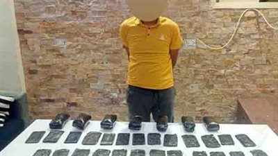 القبض على تاجر سيارات بحوزته 6 كيلو حشيش بالمرج