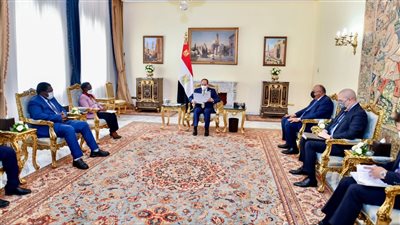 خلال استقباله وزيرة خارجية تنزانيا.. السيسي يؤكد موقف مصر الثابت في الحفاظ على أمنها المائي 