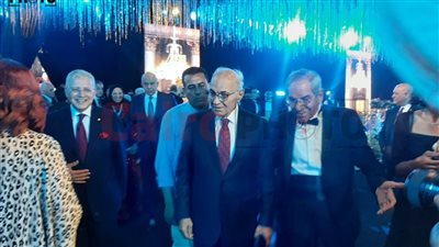 أحمد شفيق يشارك في حفل زفاف خالد مجاهد متحدث الصحة السابق | صور