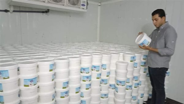 ضبط 1494 عبوة زبادي