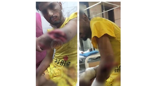 الشاب المصاب 