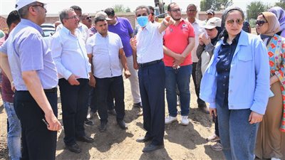 محافظ الغربية يتفقد مشروعات المبادرة الرئاسية حياة كريمة بنهطاي │ صور