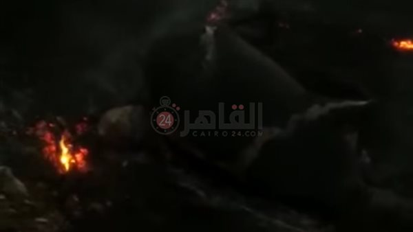 الحريق داخل الحظيرة