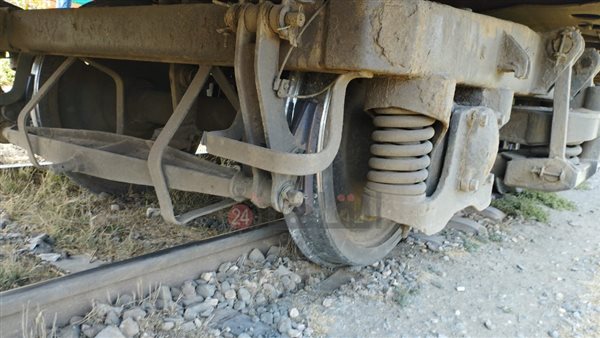 خروج قطار عن القضبان