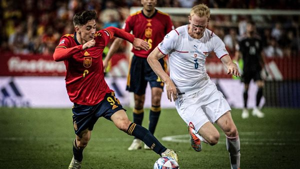 مباراة إسبانيا والتشيك