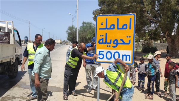 رفع كفاءة طريق العريش