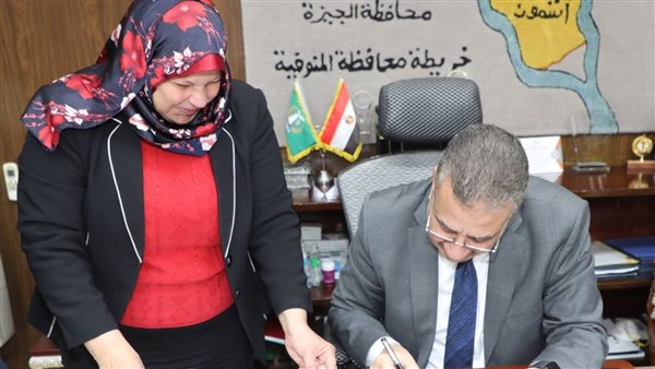 محافظ المنوفية ووكيل