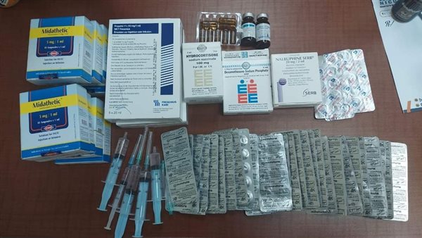 الأدوية المضبوطه