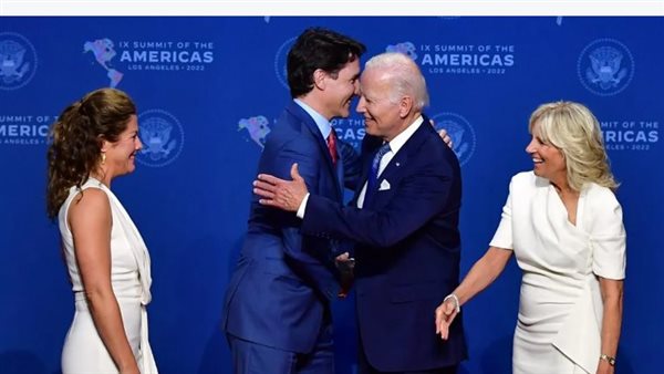 لقاء ترودو وبايدن