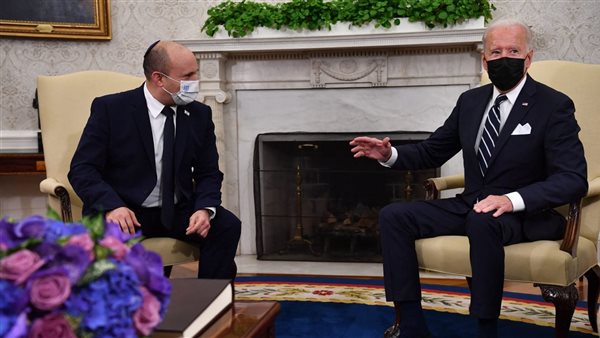 بايدن وبينيت في البيت