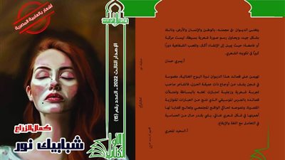 صدور ديوان شبابيك نور عن سلسلة الكتاب الأول بالمجلس الأعلى للثقافة