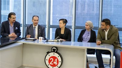 الخبيرة الإعلامية إيفانا ووفد من السفارة الأمريكية في زيارة لـ القاهرة 24 