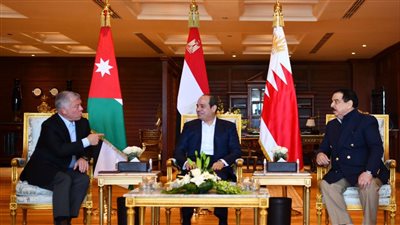 السيسي يعقد قمة ثلاثية مع ملكي البحرين والأردن في شرم الشيخ
