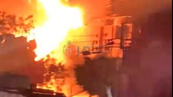 حريق ممر الراعي الصالح