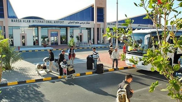 مطار مرسى علم الدولي يستقبل 14 ألف سائح الأسبوع الجاري