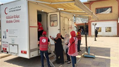 الهلال الأحمر: تقديم الرعاية الصحية الأولية لـ19 ألف مستفيد من المهاجرين والمصريين