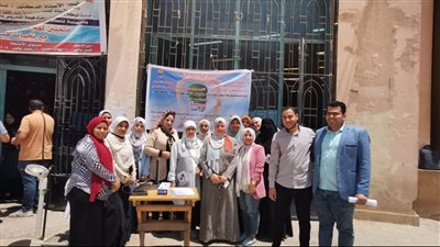 تمريض حلوان تنظم القافلة التثقيفية لمرض جدري القرود