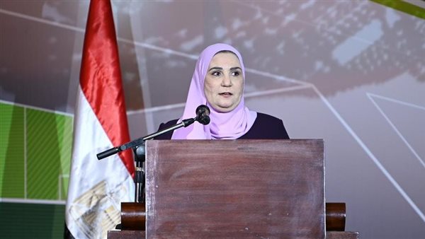 وزيرة التضامن نفين