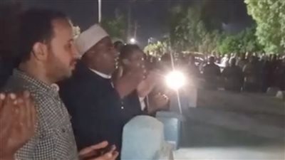 وسط حشد من الأهالي.. التل الكبير تشيع جثمان شهيد الواجب | فيديو 