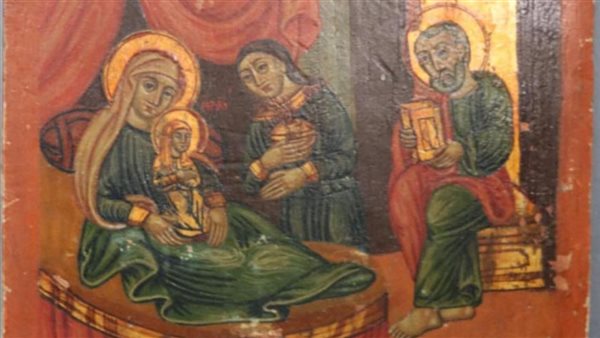 أيقونة أثرية تصور