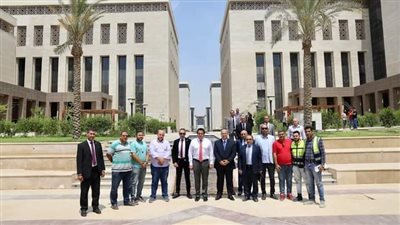 وزير التعليم العالي يتفقد المقر الجديد للوزارة بالعاصمة الإدارية 
