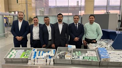 ضبط راكب بمطار برج العرب حاول تهريب كمية كبيرة من مستلزمات طب وجراحة الأسنان