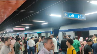 توقف حركة قطارات الخط الأول لمترو الأنفاق بسبب عطل في الأبواب