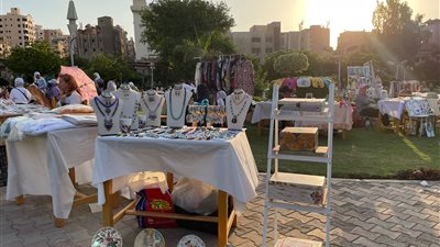 افتتاح معرض للحرف اليدوية التراثية بحديقة اللوتس │ صور