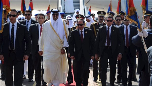 السيسي وتميم في شرم