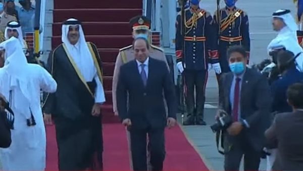 السيسي يستقبل تميم