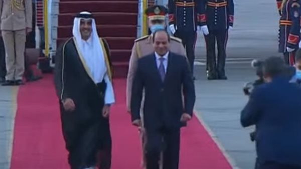 السيسي وأمير قطر