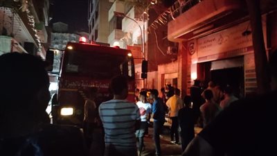 انفجار شديد بمخزن خردة بحي الجناين بمحافظة السويس