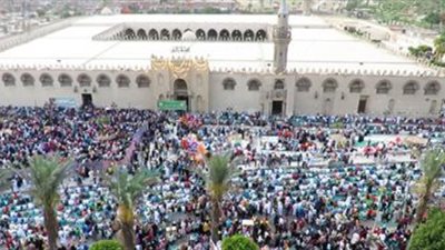 غلق جزئي لمسجد عمرو بن العاص خلال صلاة عيد الأضحى المبارك | خاص 